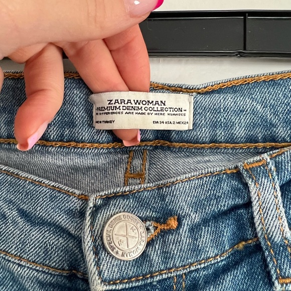 Zara premium denim collection distressed jeans - Picture 5 of 5